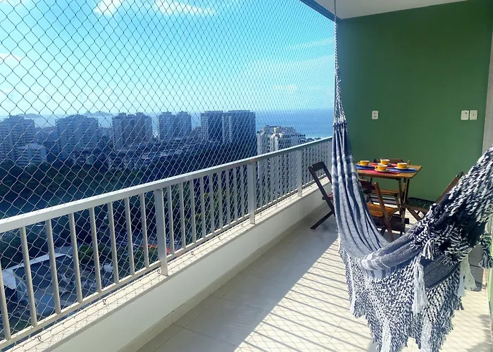 Barra Exclusivo: Piscina Aquecida,Varanda C/ Vista Rio de Janeiro